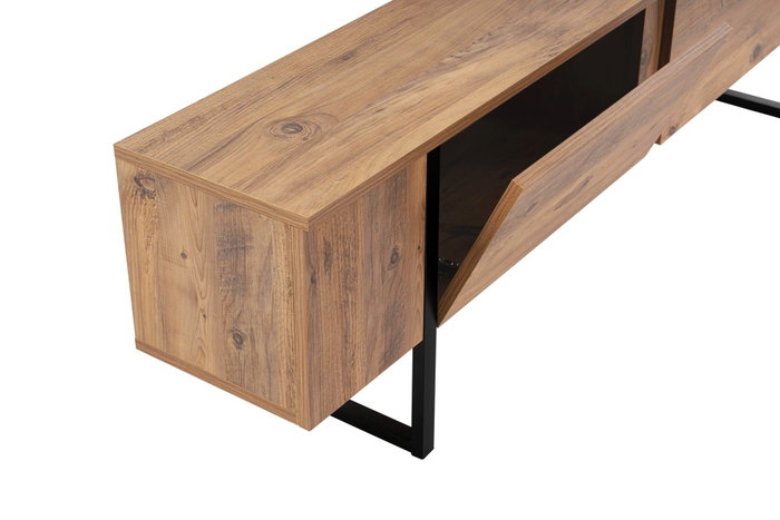 Nordure Mueble para TV Serenity - Pino Atlántico y Negro